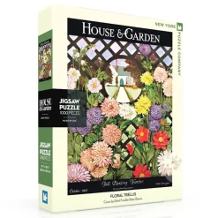 New York Puzzle Co. House & Garden: Floral Trellis Puzzle 1000pcs