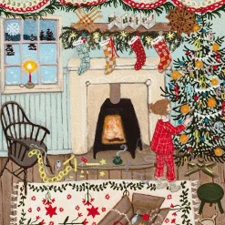 New York Puzzle Co. Loré Pemberton: Merry and Bright Puzzle 500pcs