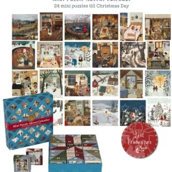 New York Puzzle Co. Loré Pemberton: Advent Calendar Mini Puzzle 24 x 100pcs