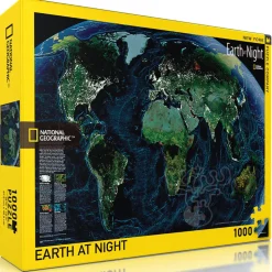 New York Puzzle Co. National Geographic: Earth at Night Puzzle 1000pcs