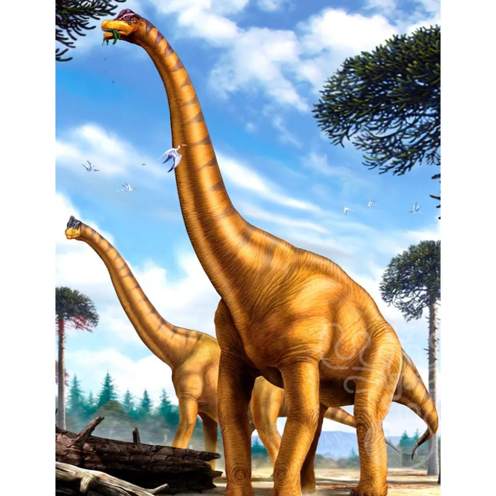 New York Puzzle Co. National Geographic: Brachiosaurus Puzzle 100pcs