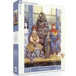 New York Puzzle Co. Peter de Sève: Grand Central Puzzle 1000pcs