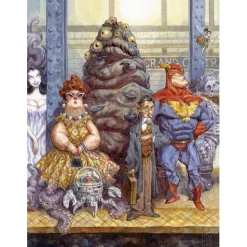 New York Puzzle Co. Peter de Sève: Grand Central Puzzle 1000pcs