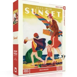 New York Puzzle Co. Sunset: Beach Bound Puzzle 500pcs