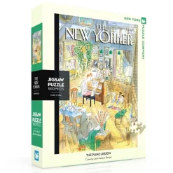 New York Puzzle Co. The New Yorker: The Piano Lesson Puzzle 1000pcs