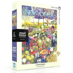 New York Puzzle Co. The New Yorker: Flower Garden Puzzle 1000pcs