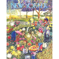 New York Puzzle Co. The New Yorker: Flower Garden Puzzle 1000pcs