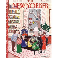 New York Puzzle Co. The New Yorker: Holiday Harmony Puzzle 1000pcs