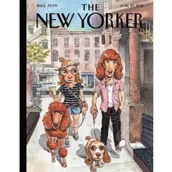 New York Puzzle Co. The New Yorker: Dog Meets Dog Puzzle 1000pcs*