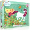 New York Puzzle Co. Uni the Unicorn: Running in the Rain Puzzle 500pcs