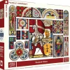 New York Puzzle Co. Vintage Collection: Stained Glass Puzzle 1000pcs