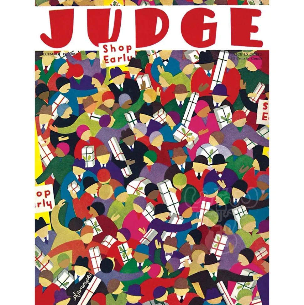 New York Puzzle Co. Vintage Collection: Shop Early Puzzle 1000pcs