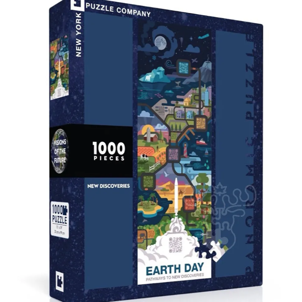 New York Puzzle Co. Visions: Earth Day: New Discoveries Puzzle 1000pcs