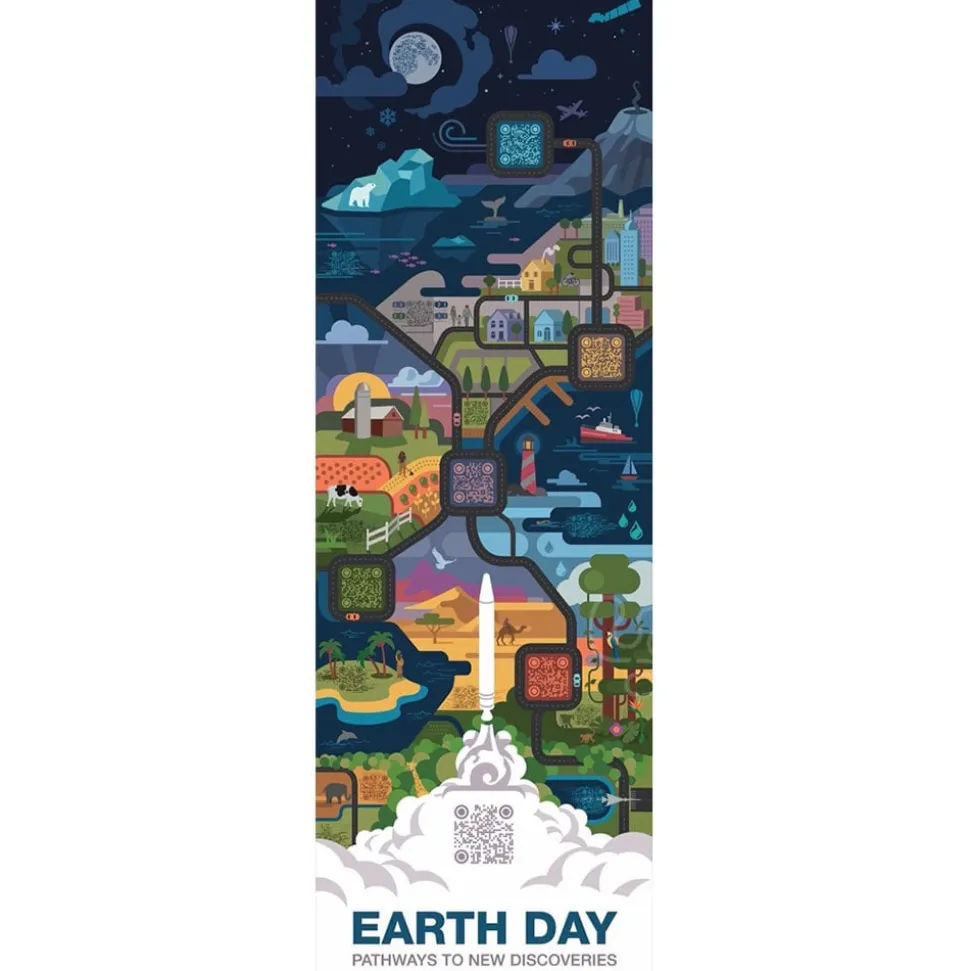 New York Puzzle Co. Visions: Earth Day: New Discoveries Puzzle 1000pcs