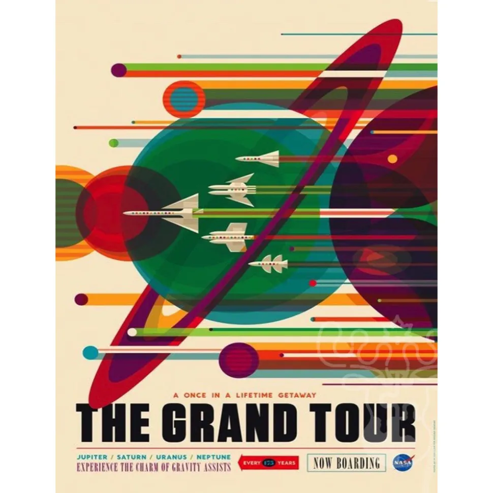 New York Puzzle Co. Visions: The Grand Tour Puzzle 1000pcs