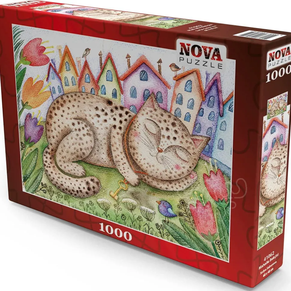 Nova Sofya Saburova - Neighborhood Cat Puzzle 1000pcs