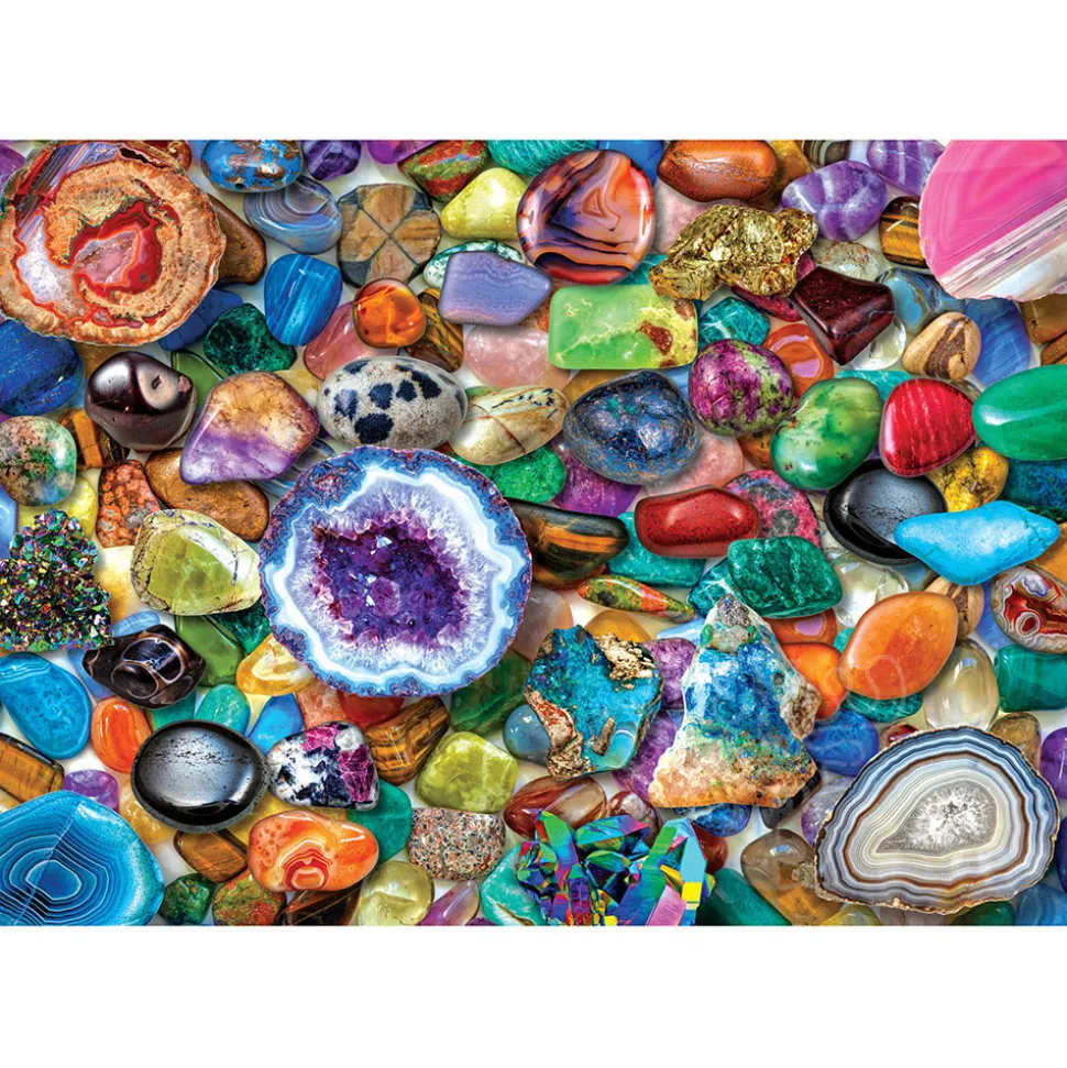Peter Pauper Press Crystals and Gemstones Puzzle 1000pcs