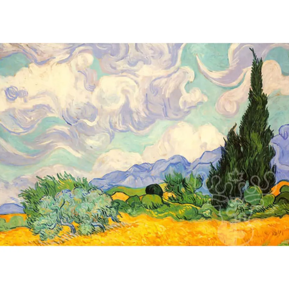 Piatnik Van Gogh - Wheat Field with Cypresses Puzzle 1000pcs