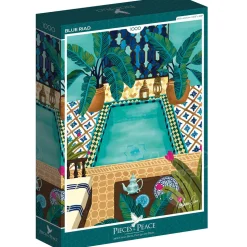 Pieces & Peace Blue Riad Puzzle 1000pcs