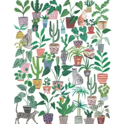 Pieces & Peace Cats and Plants Puzzle 500pcs