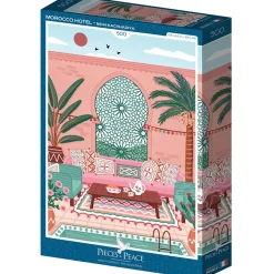 Pieces & Peace Morocco hotel Puzzle 500pcs