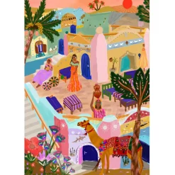 Pieces & Peace Nubian Village Puzzle 1000pcs