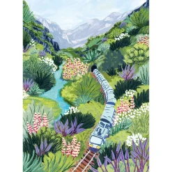 Pieces & Peace Train Travel Park Puzzle 1000pcs