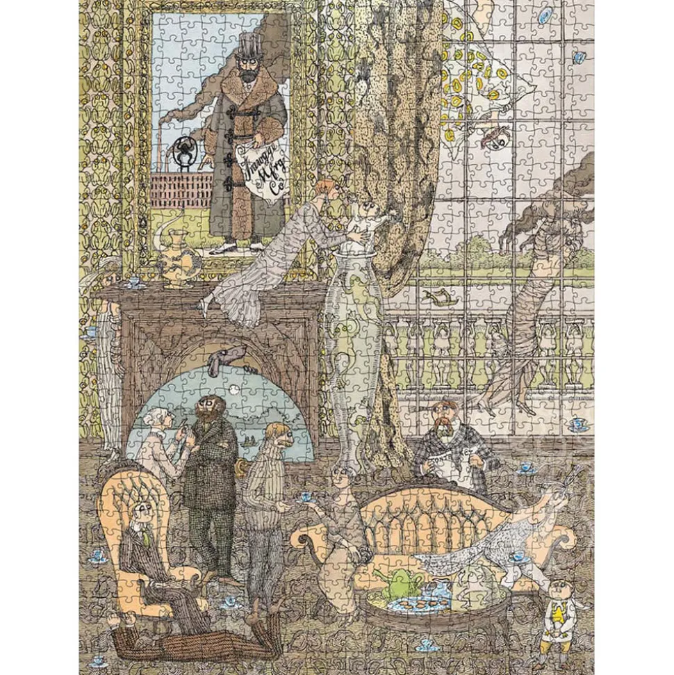 Pomegranate Gorey, Edward: Frawgge Mfrg Co Puzzle 1000pcs