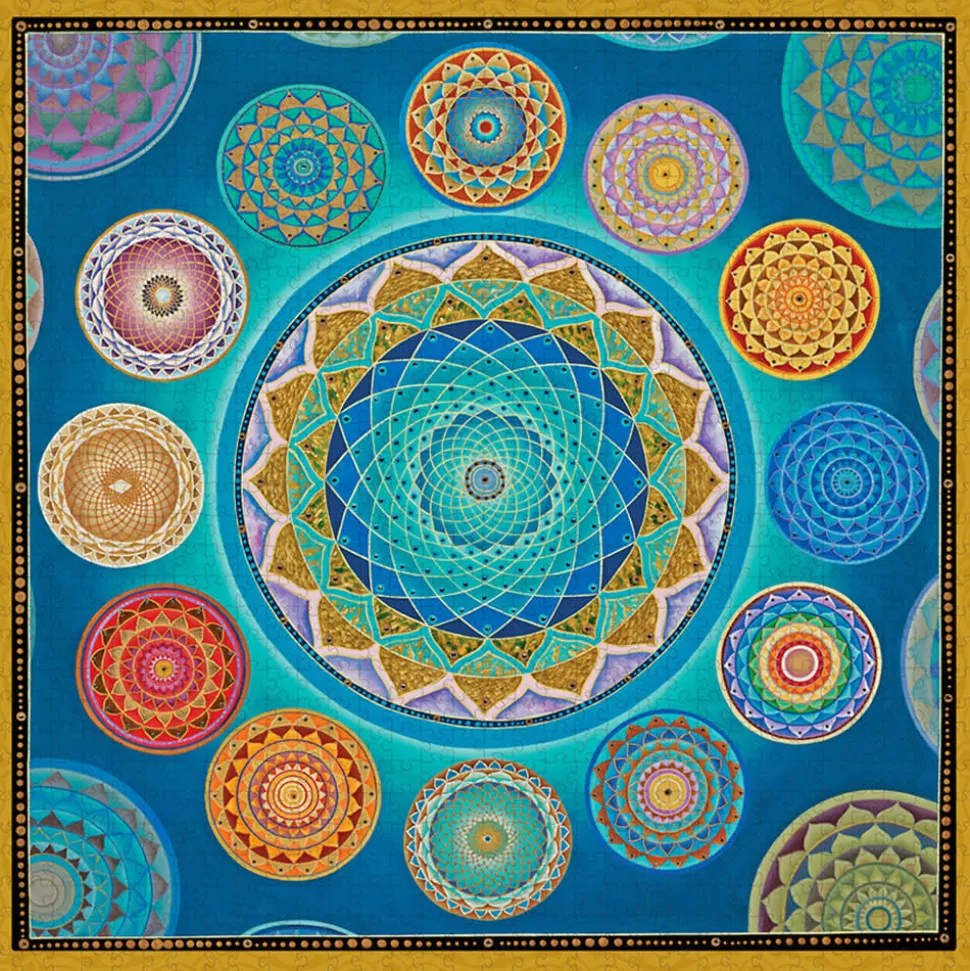 Pomegranate Heussenstamm, Paul: Mandala World Puzzle 1000pcs