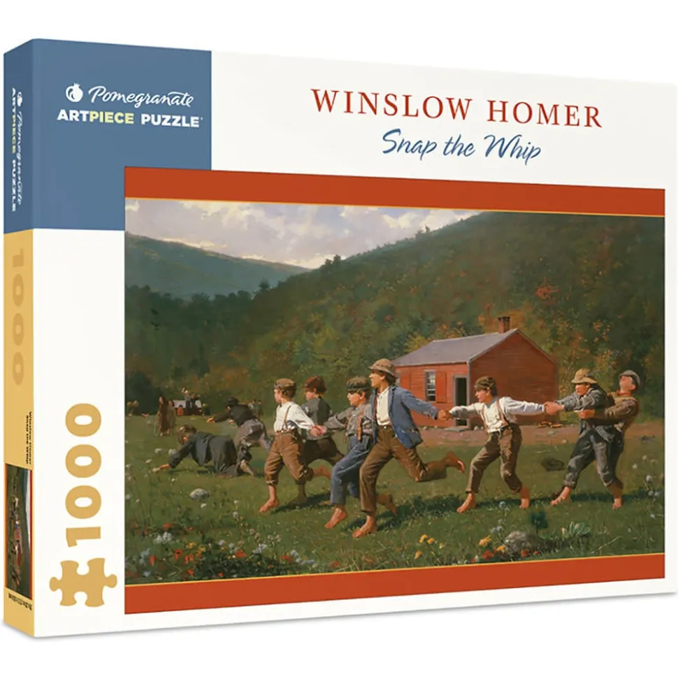 Pomegranate Homer, Winslow: Snap the Whip Puzzle 1000pcs RETIRED