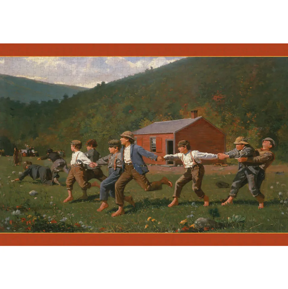 Pomegranate Homer, Winslow: Snap the Whip Puzzle 1000pcs RETIRED