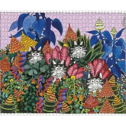 Pomegranate Kliban, B.: Jungle Cats Puzzle 1000pcs