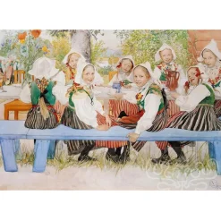 Pomegranate Larsson, Carl: Kersti's Birthday Puzzle 500pcs