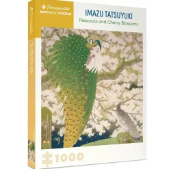 Pomegranate Tatsuyuki, Imazu: Peacocks and Cherry Blossoms Puzzle 1000pcs RETIRED