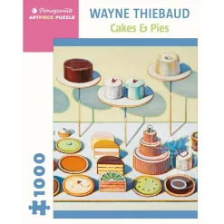 Pomegranate Thiebaud, Wayne: Cake & Pies Puzzle 1000pcs