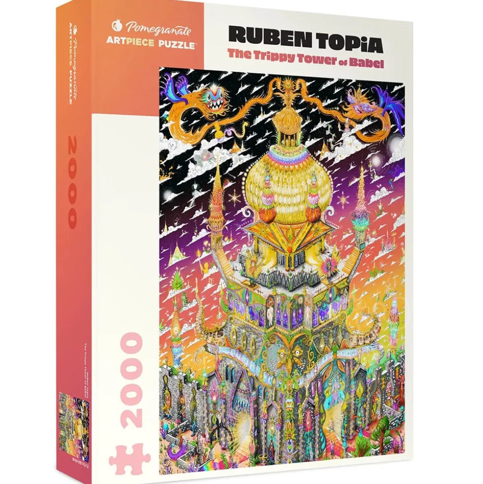 Pomegranate Topia, Ruben: The Trippy Tower of Babel Puzzle 2000pcs