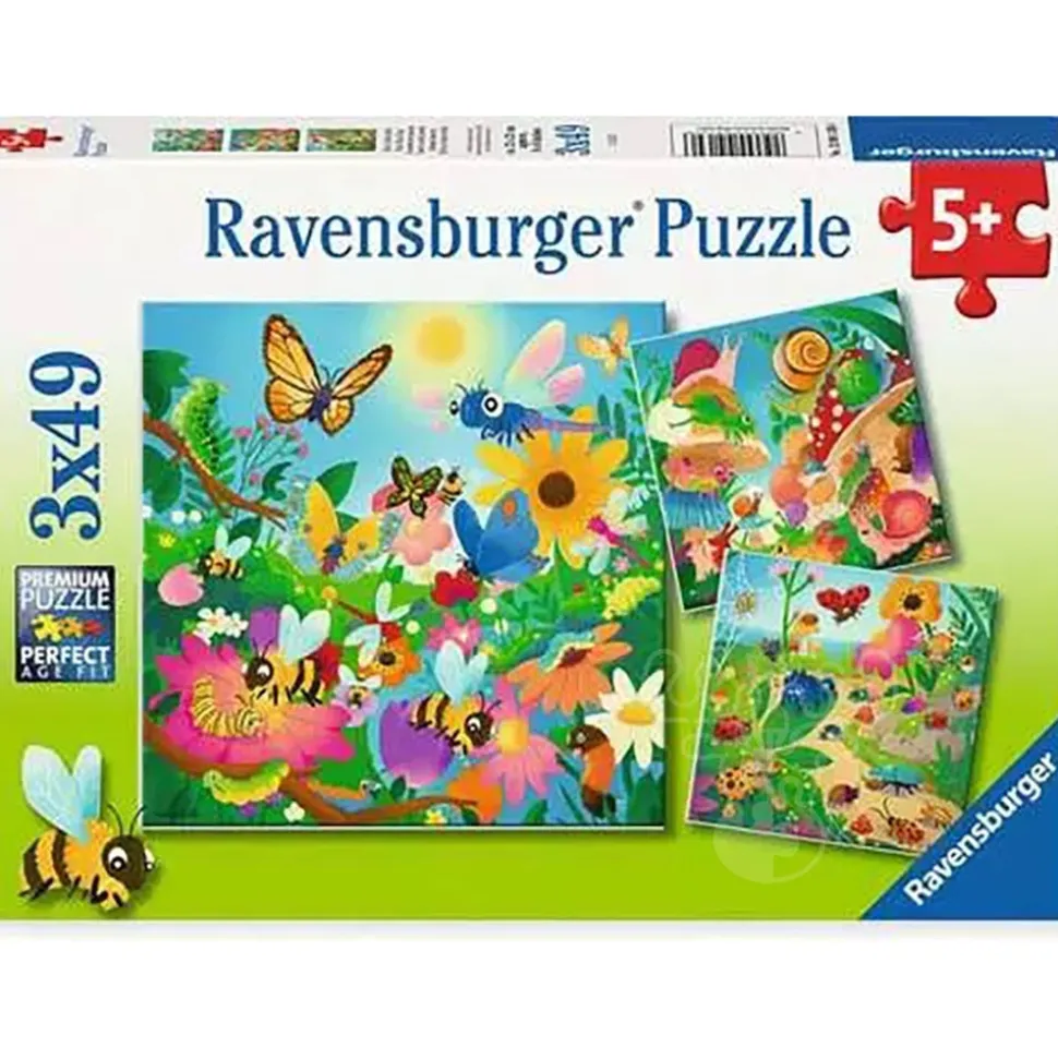 Ravensburger Bugs, Bugs, Bugs Puzzle 3 x 49pcs