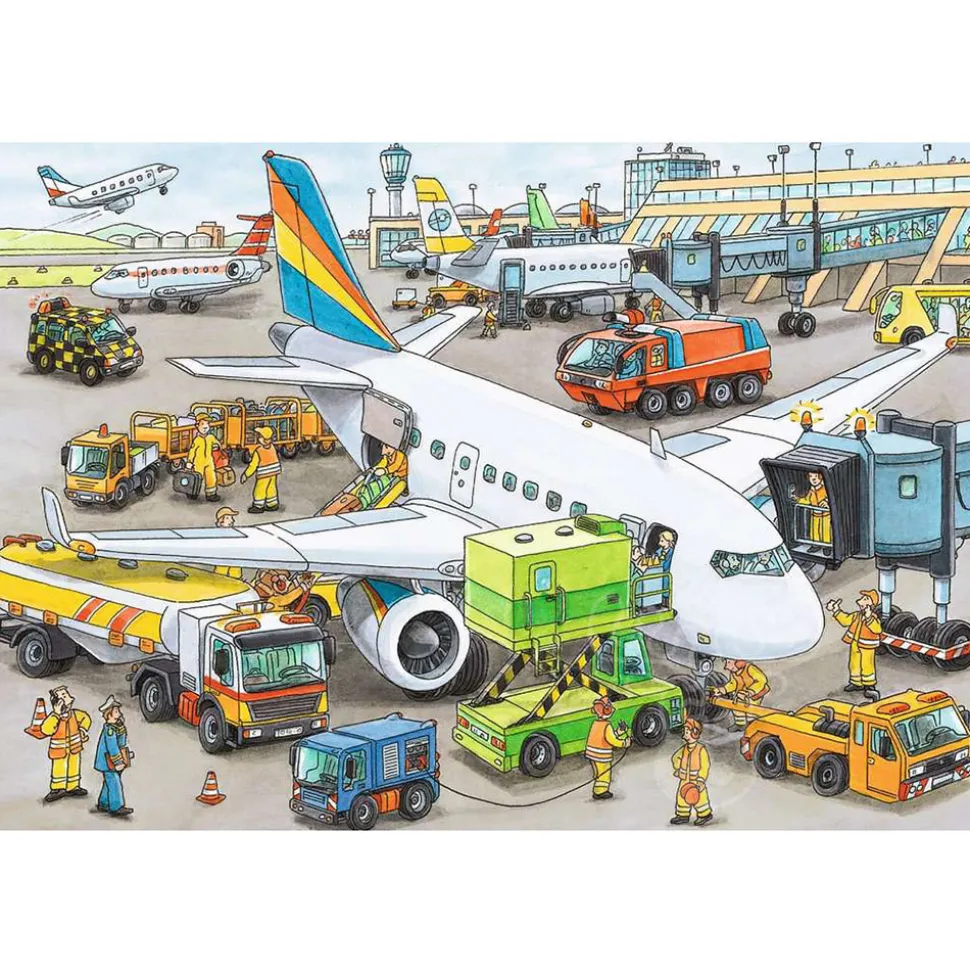 Ravensburger Busy Airport Puzzle 35pcs