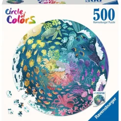 Ravensburger Circle of Colors: Ocean Round Puzzle 500pcs