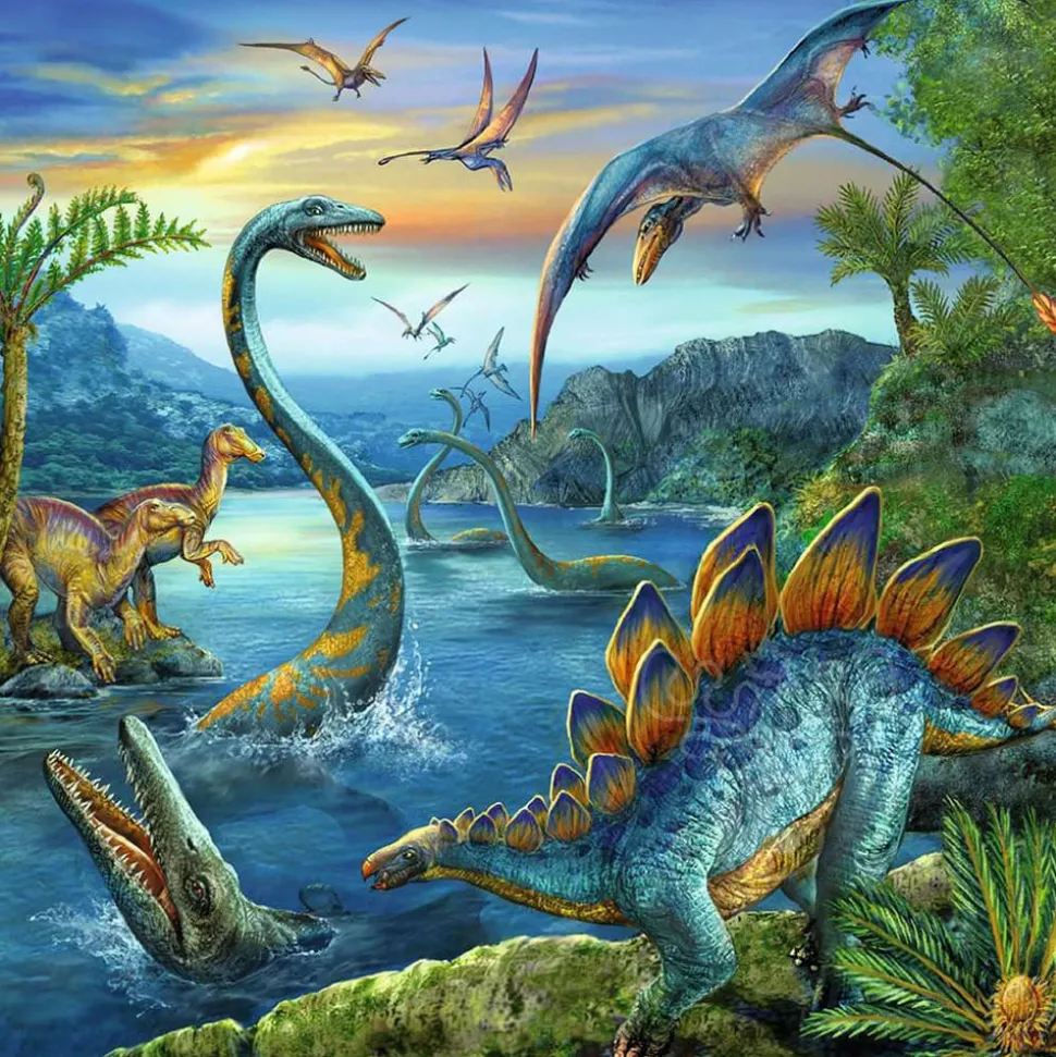 Ravensburger Dinosaur Fascination Puzzle 3 x 49pcs