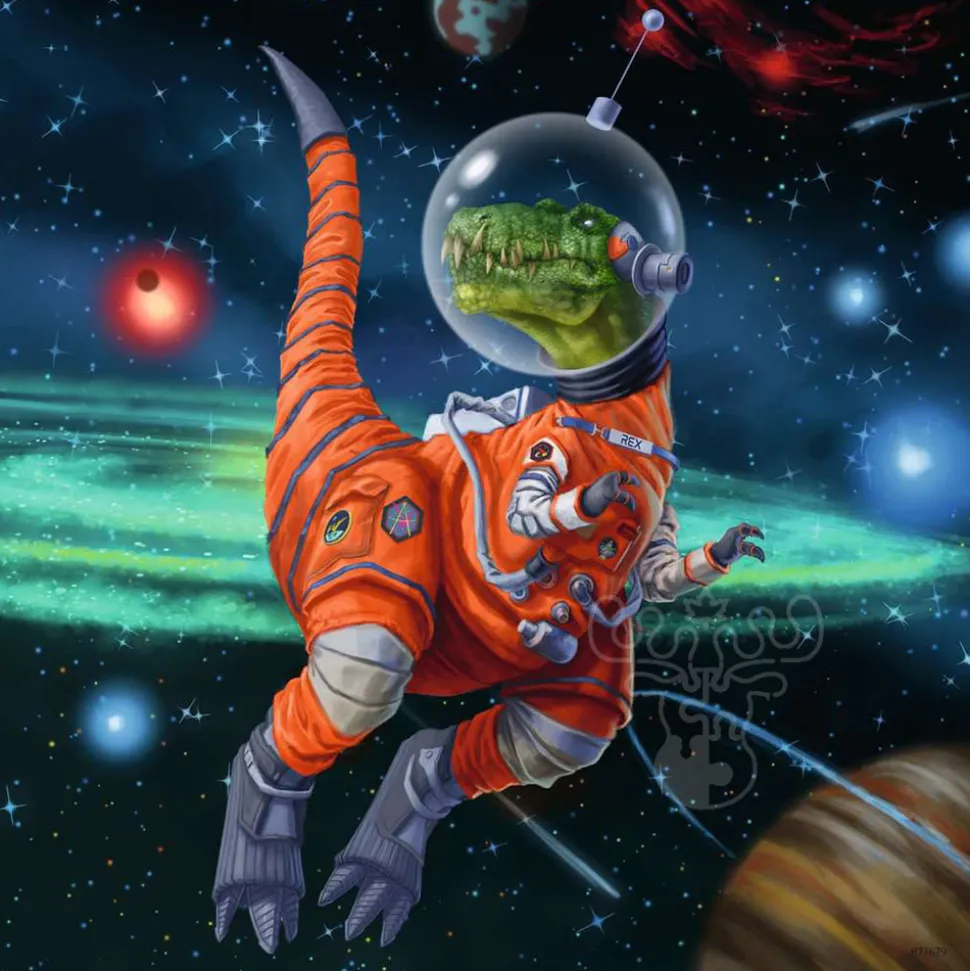 Ravensburger Dinosaurs in Space Puzzle 3 x 49pcs