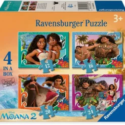 Ravensburger Disney Moana 2: 12, 16, 20, 24pcs XXL - 4 in a Box