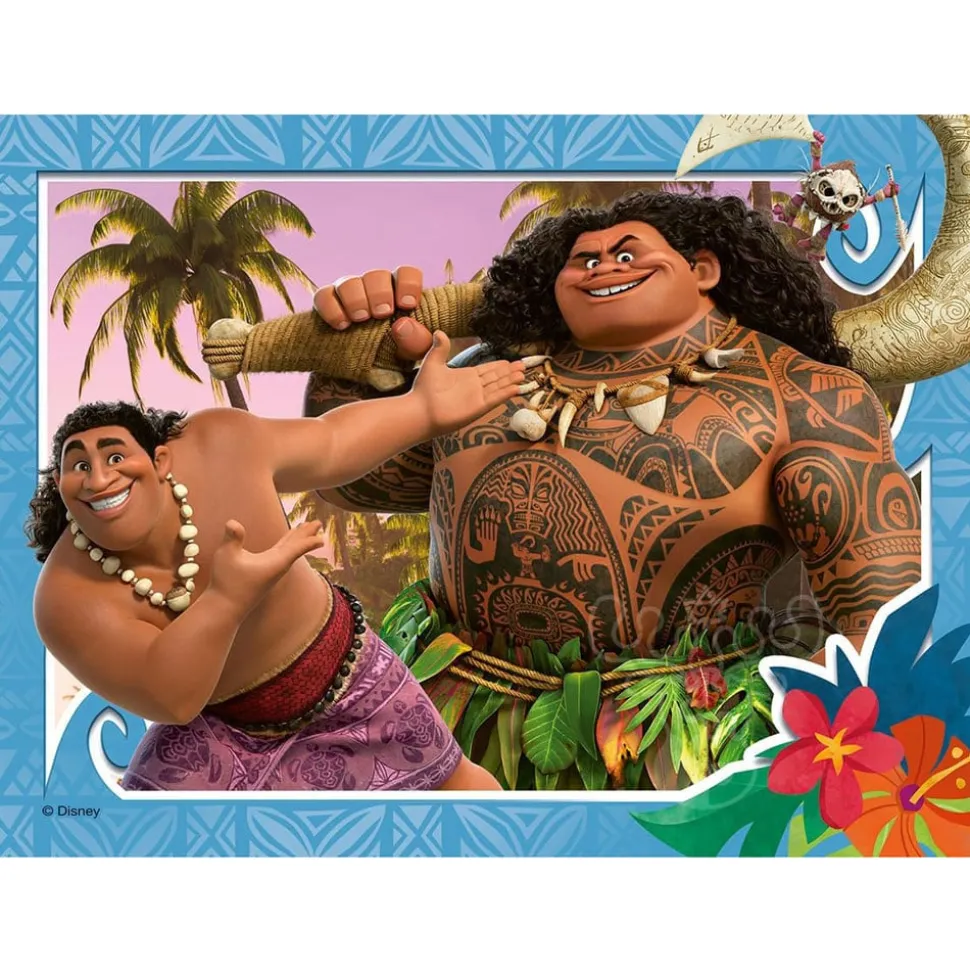 Ravensburger Disney Moana 2: 12, 16, 20, 24pcs XXL - 4 in a Box