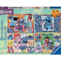 Ravensburger Disney Stitch Puzzle 4 x 100pcs Bumper Back