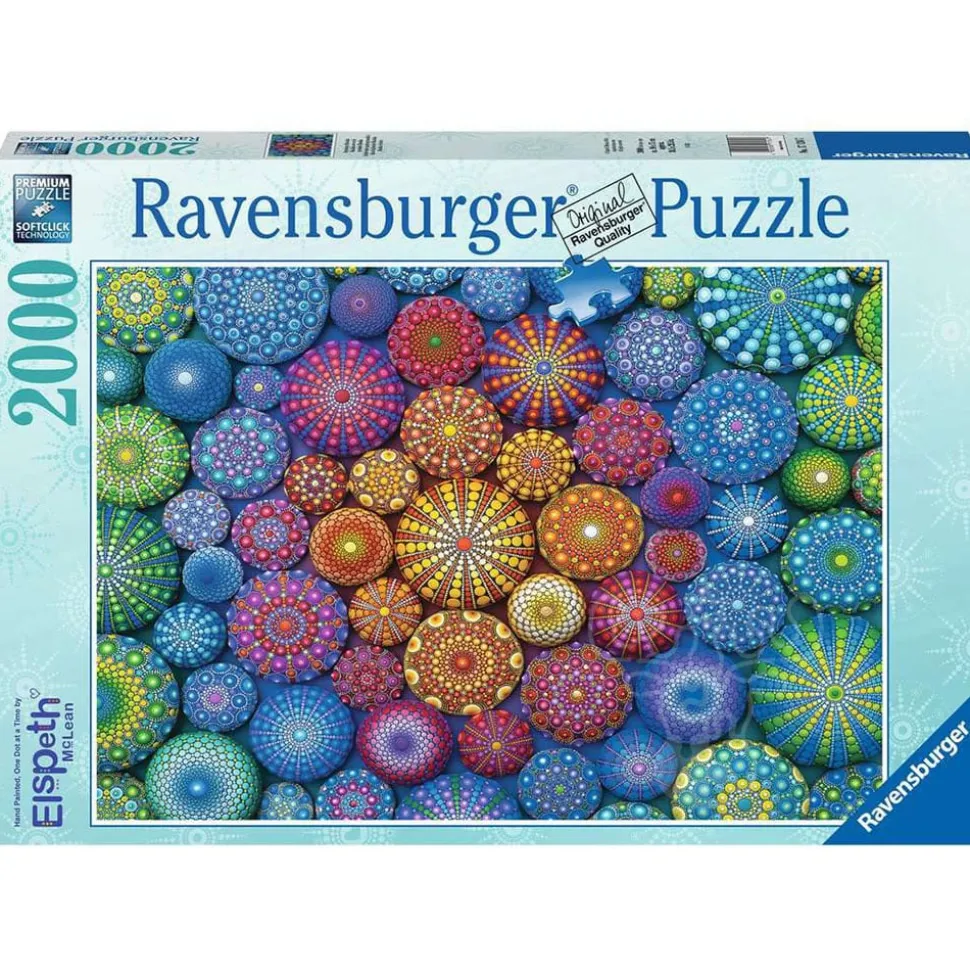 Ravensburger Elspeth McLean: Radiating Rainbow Mandalas Puzzle 2000pcs