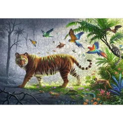 Ravensburger Jungle Tiger Wooden Puzzle 500pc