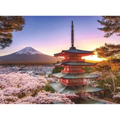 Ravensburger Mount Fuji Cherry Blossom View Puzzle 1000pcs