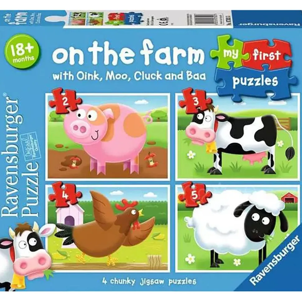 Ravensburger My First Puzzle: On the Farm Puzzle 2, 3, 4, 5 pcs