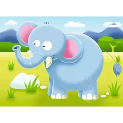 Ravensburger My First Puzzle: On Safari Puzzle 2, 3, 4, 5 pcs