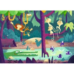 Ravensburger Puzzle & Play: Jungle Exploration Puzzle 2 x 24pcs RETIRED